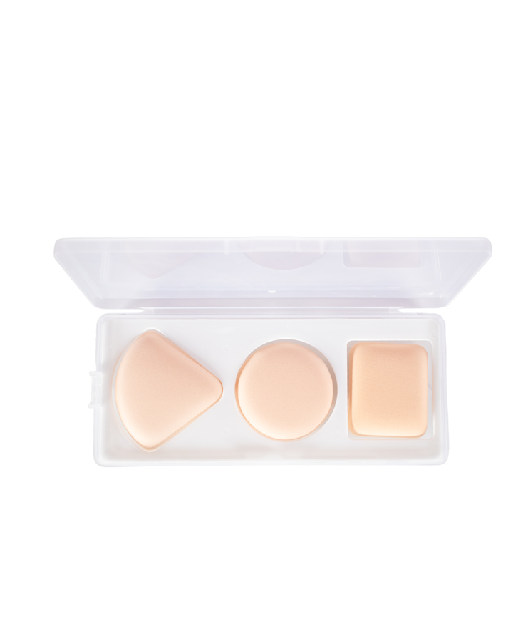 Set de Esponjas para Maquillaje con Estuche